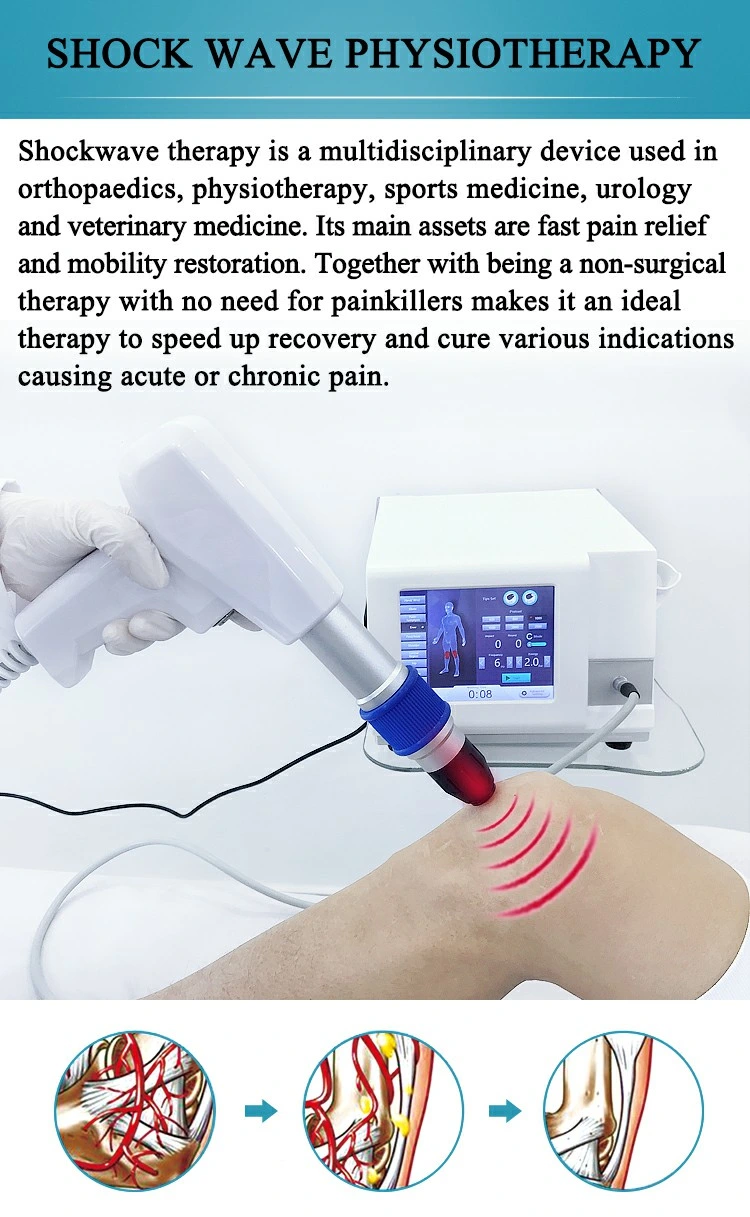 Shock Wave Therapy Machine Extracorporeal Shockwave for Erectile Dysfunction EMS Muscle Pain Relief ED Treatment Device