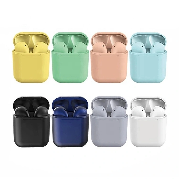 in Pods Tws 12 Macaroon Earpods Wireless Earphone Headset Tws Inpods 12